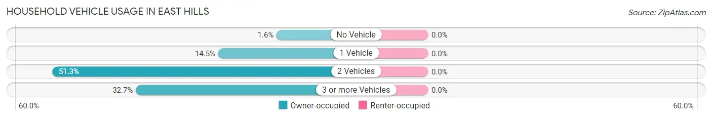 Household Vehicle Usage in East Hills