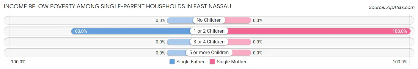 Income Below Poverty Among Single-Parent Households in East Nassau