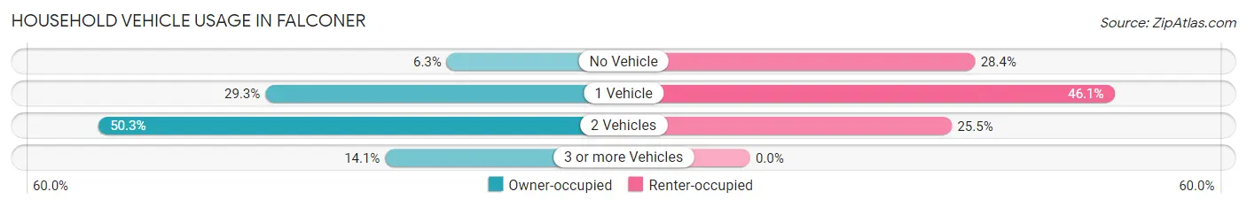 Household Vehicle Usage in Falconer