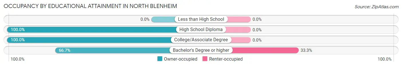 Occupancy by Educational Attainment in North Blenheim
