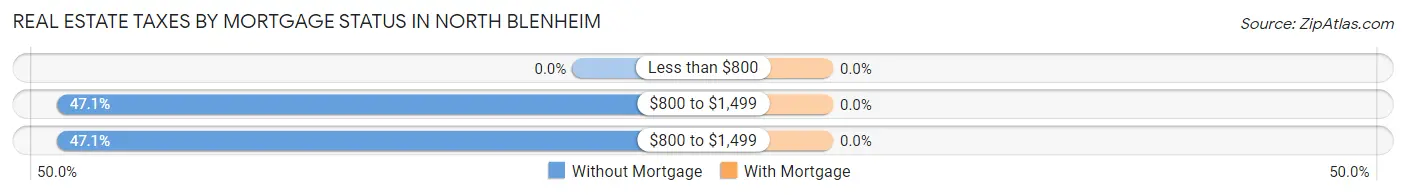 Real Estate Taxes by Mortgage Status in North Blenheim