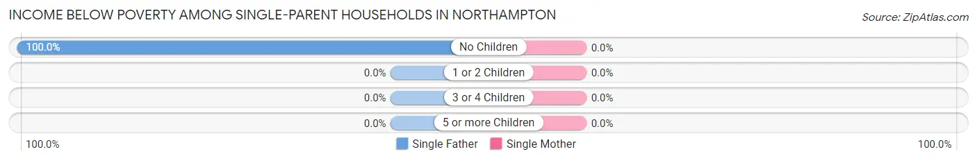 Income Below Poverty Among Single-Parent Households in Northampton
