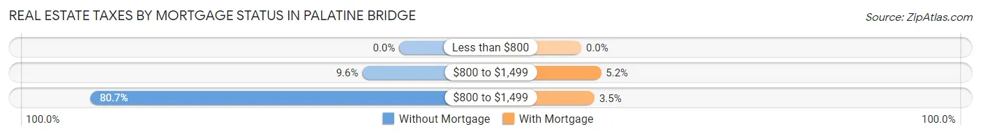 Real Estate Taxes by Mortgage Status in Palatine Bridge