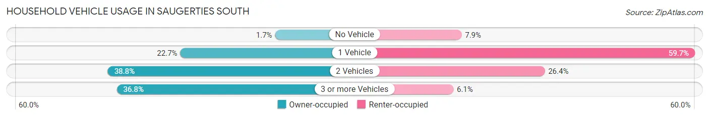 Household Vehicle Usage in Saugerties South