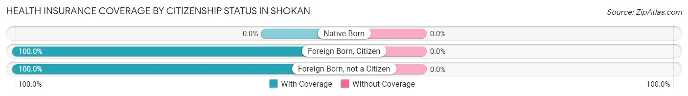 Health Insurance Coverage by Citizenship Status in Shokan