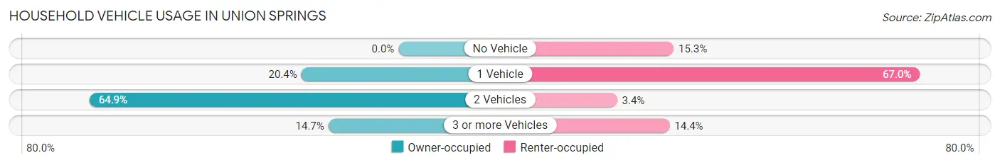 Household Vehicle Usage in Union Springs