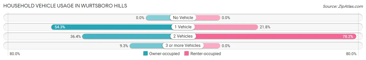 Household Vehicle Usage in Wurtsboro Hills
