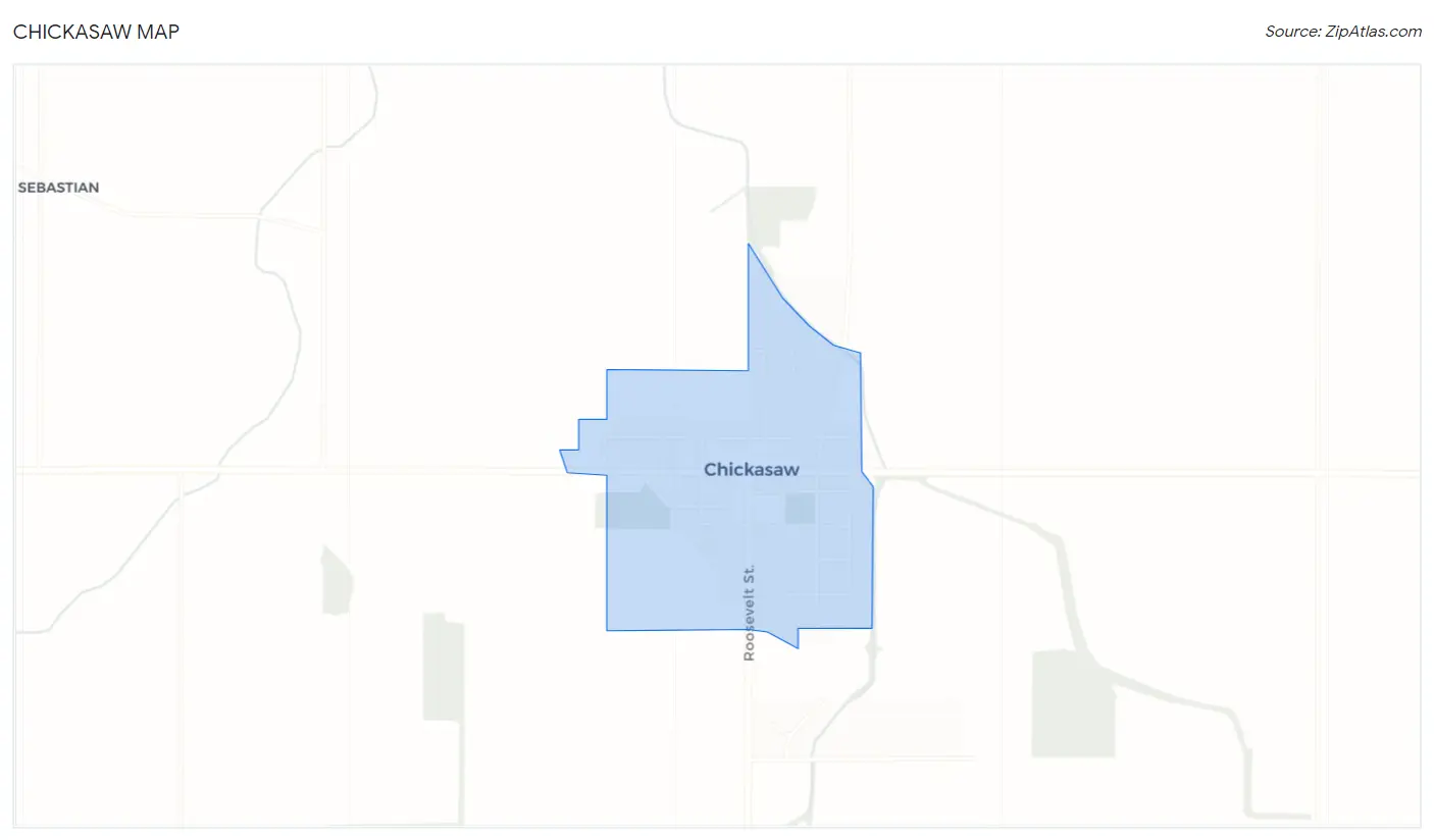 Chickasaw Map