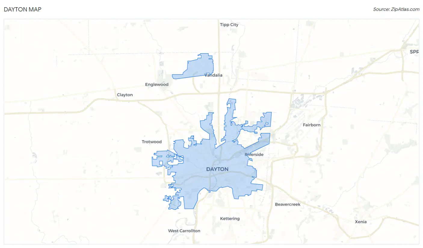 Dayton Map