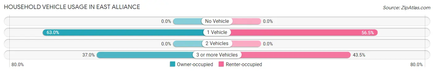 Household Vehicle Usage in East Alliance