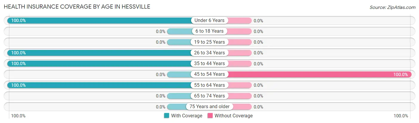 Health Insurance Coverage by Age in Hessville