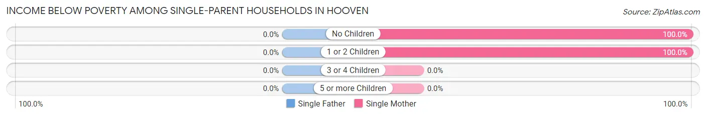 Income Below Poverty Among Single-Parent Households in Hooven