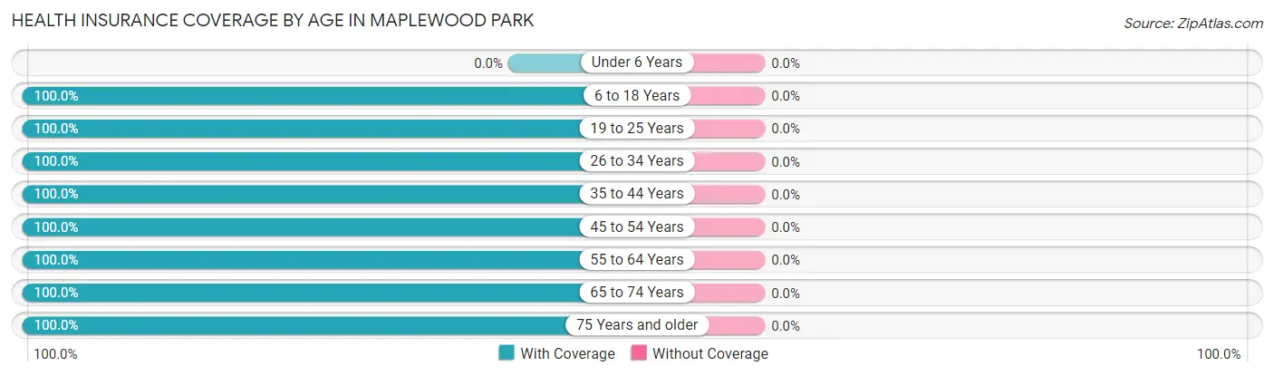 Health Insurance Coverage by Age in Maplewood Park