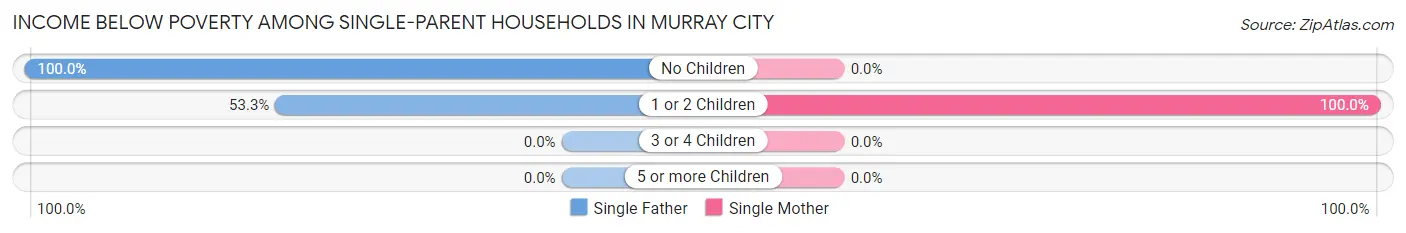 Income Below Poverty Among Single-Parent Households in Murray City
