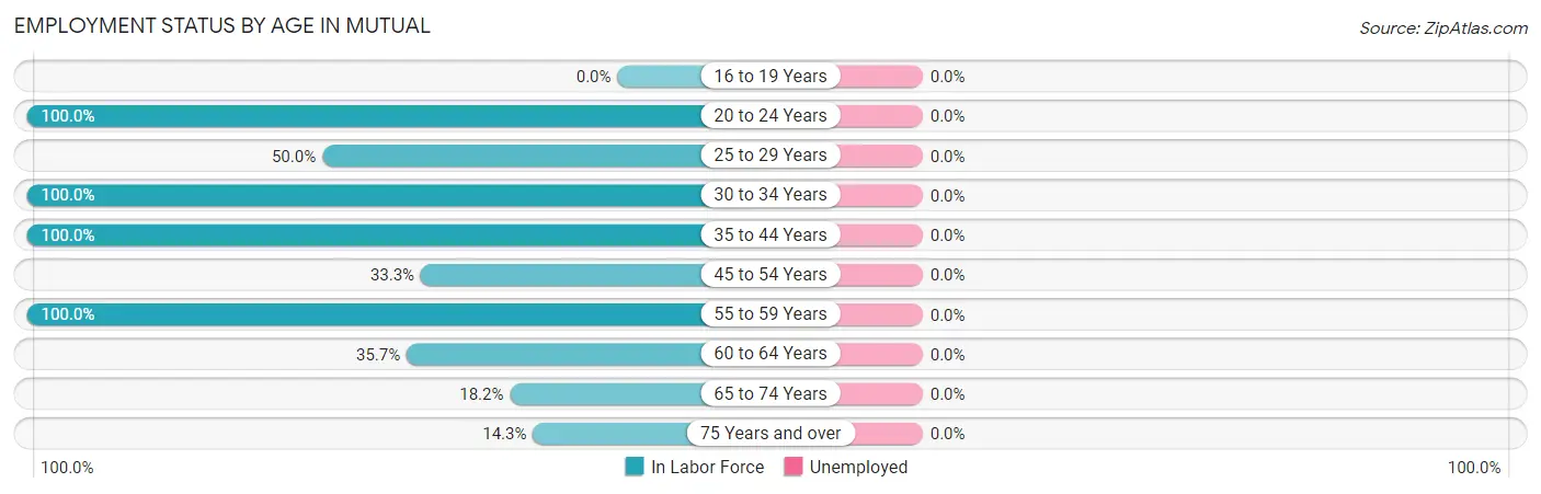 Employment Status by Age in Mutual