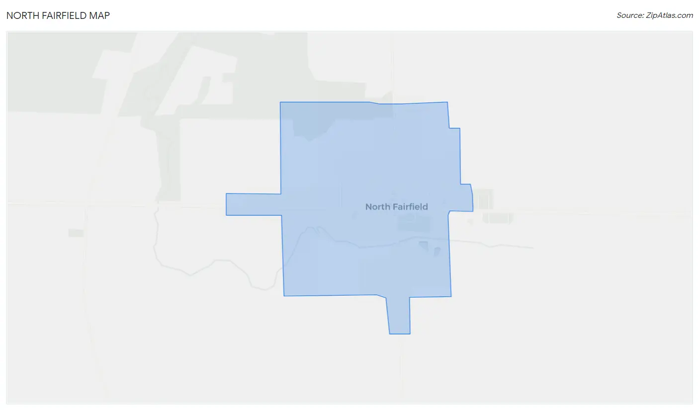 North Fairfield Map