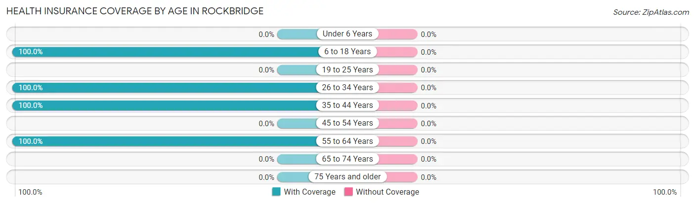 Health Insurance Coverage by Age in Rockbridge