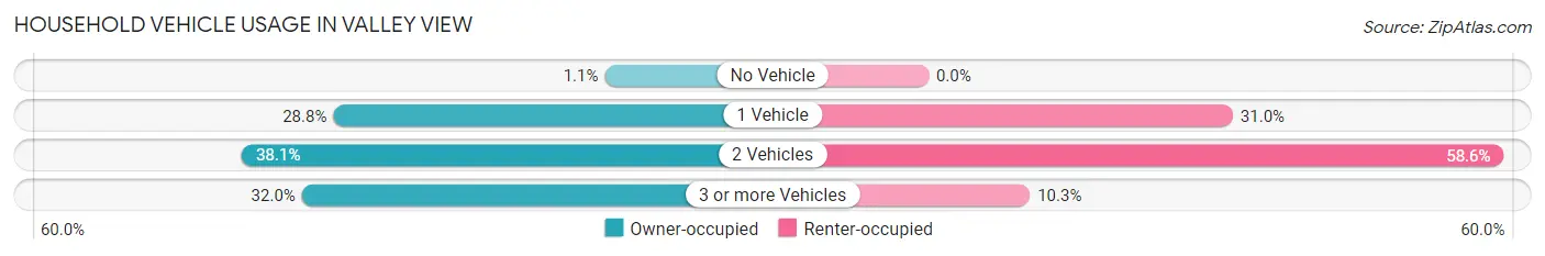 Household Vehicle Usage in Valley View