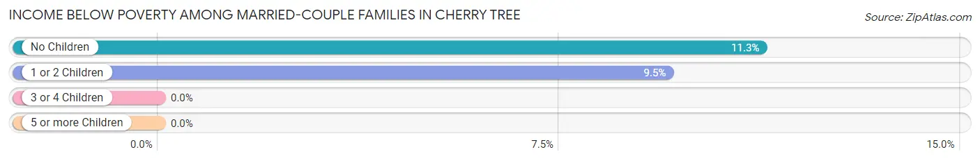 Income Below Poverty Among Married-Couple Families in Cherry Tree