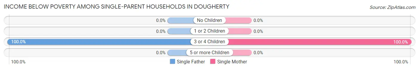Income Below Poverty Among Single-Parent Households in Dougherty