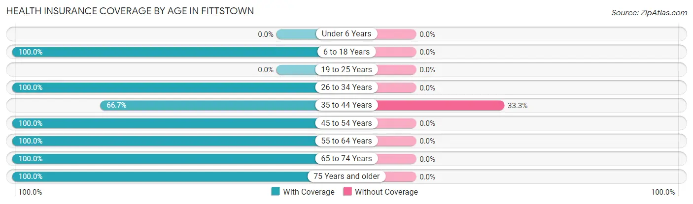 Health Insurance Coverage by Age in Fittstown