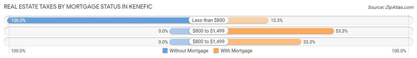 Real Estate Taxes by Mortgage Status in Kenefic