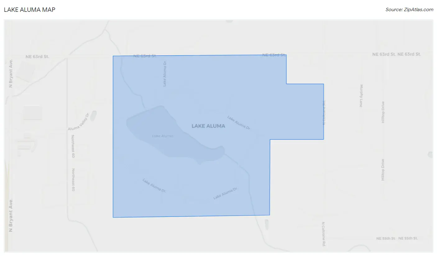 Lake Aluma Map