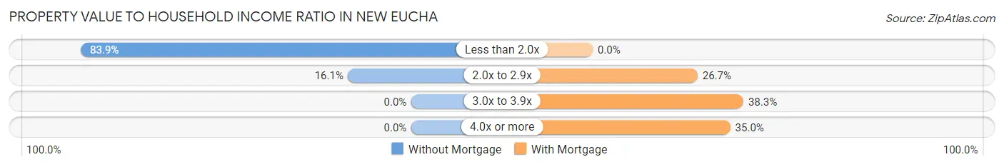 Property Value to Household Income Ratio in New Eucha