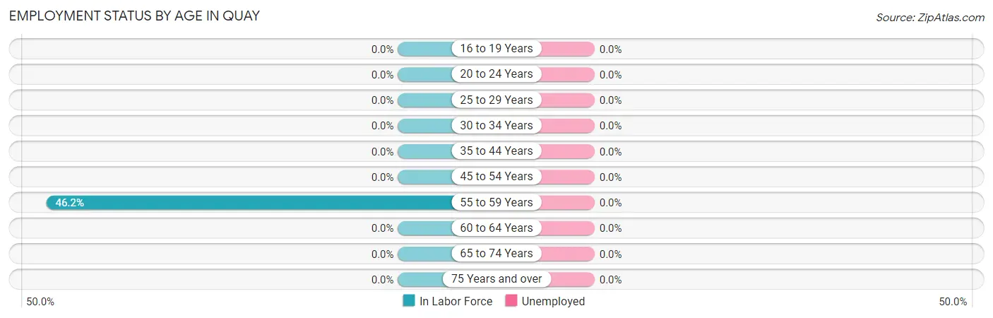 Employment Status by Age in Quay
