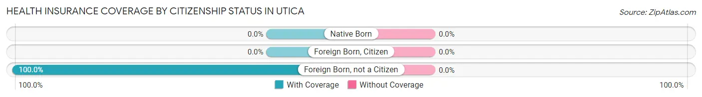 Health Insurance Coverage by Citizenship Status in Utica