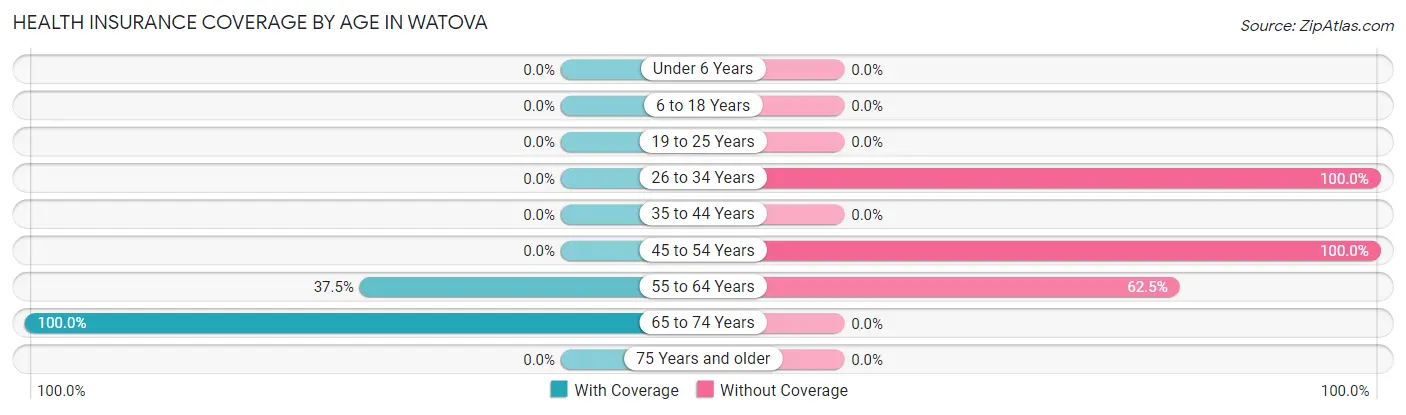 Health Insurance Coverage by Age in Watova