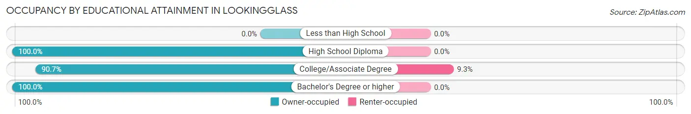 Occupancy by Educational Attainment in Lookingglass