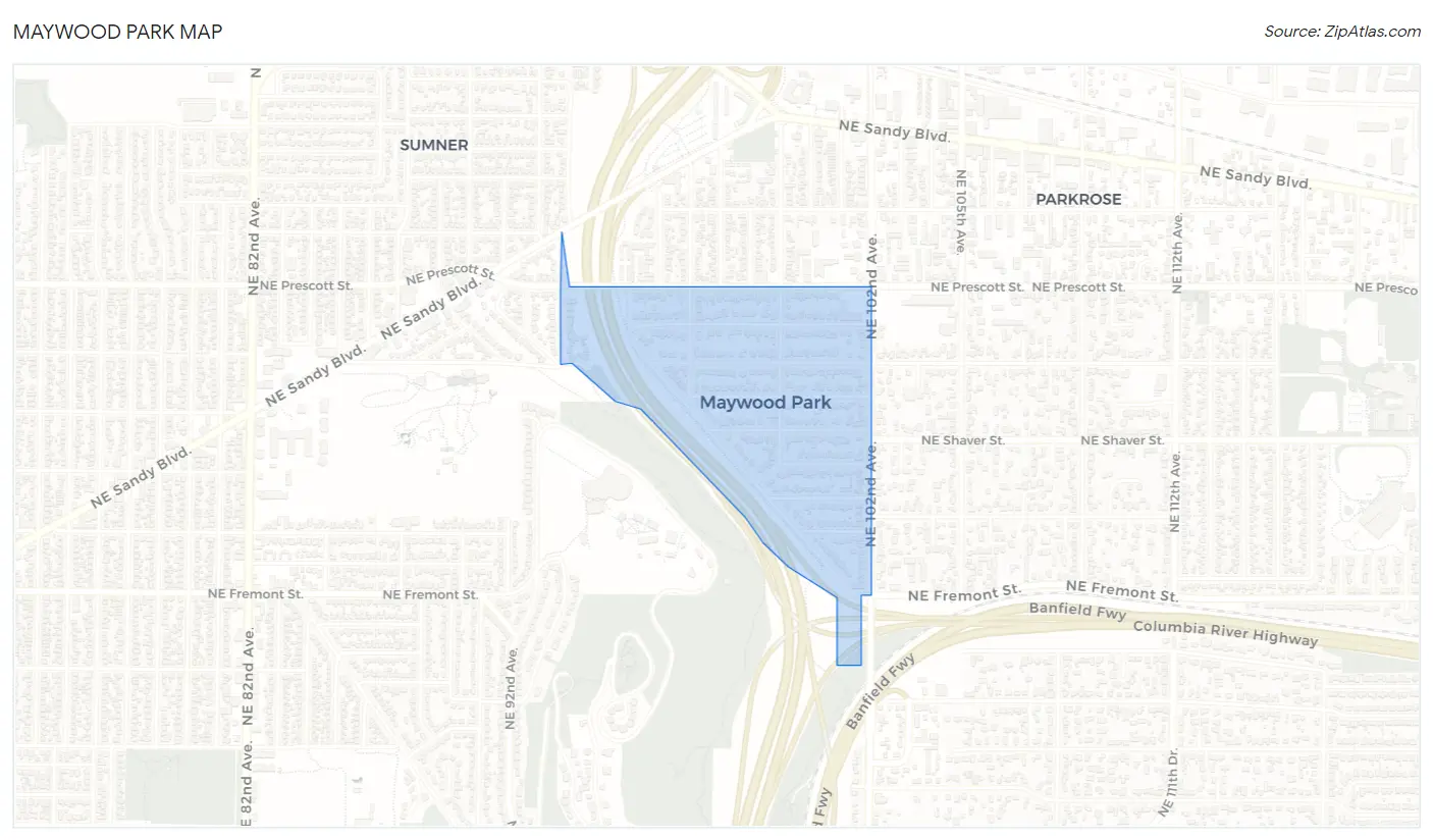 Maywood Park Map