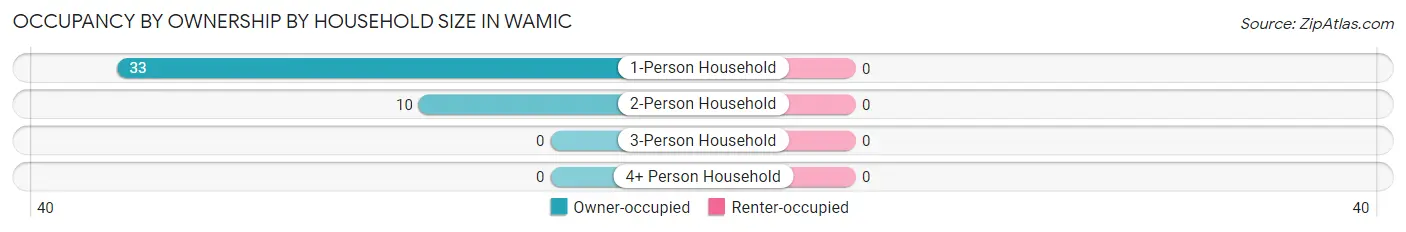 Occupancy by Ownership by Household Size in Wamic