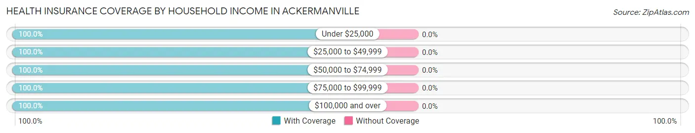 Health Insurance Coverage by Household Income in Ackermanville
