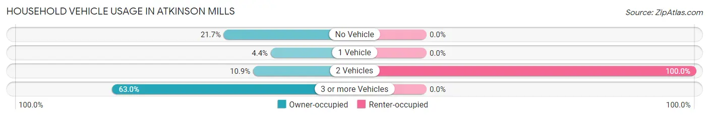 Household Vehicle Usage in Atkinson Mills