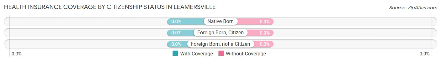 Health Insurance Coverage by Citizenship Status in Leamersville