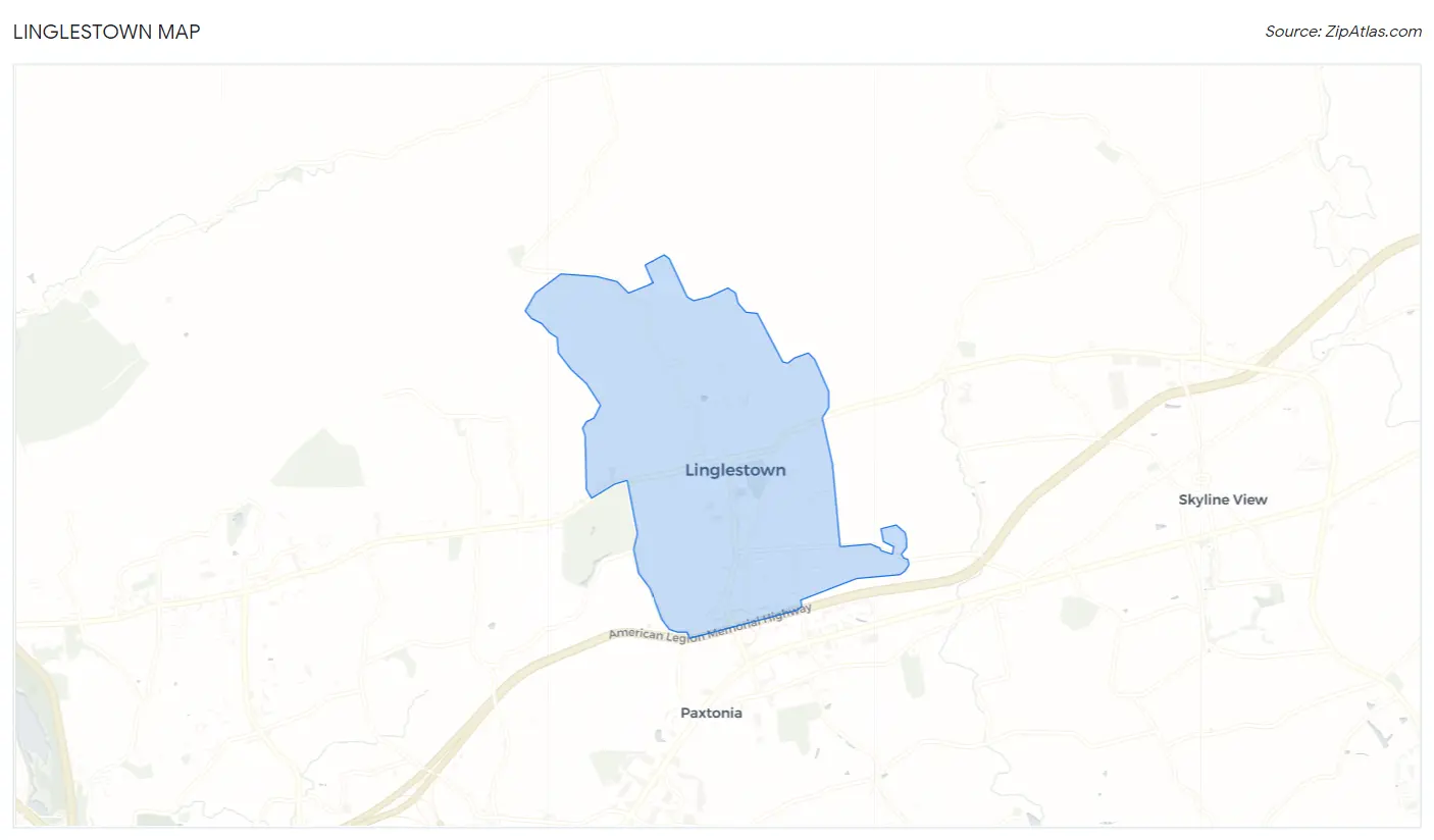 Linglestown Map