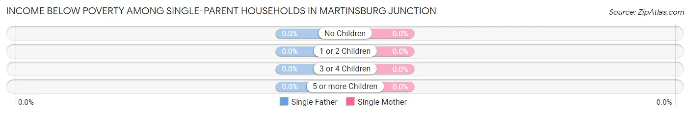 Income Below Poverty Among Single-Parent Households in Martinsburg Junction