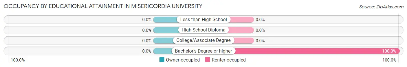 Occupancy by Educational Attainment in Misericordia University