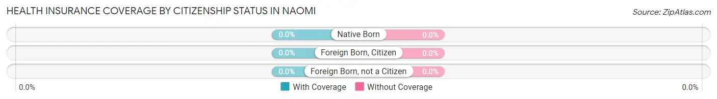 Health Insurance Coverage by Citizenship Status in Naomi