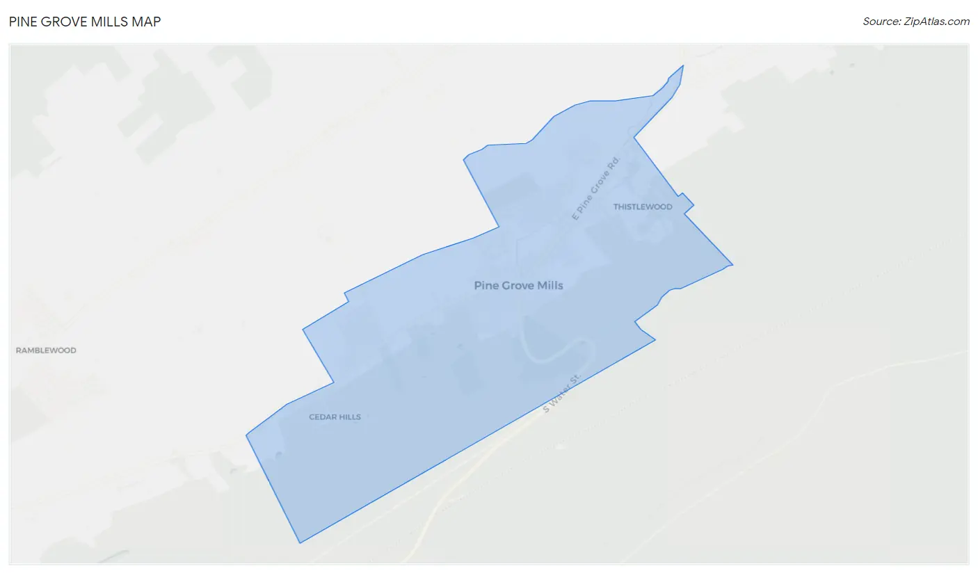 Pine Grove Mills Map