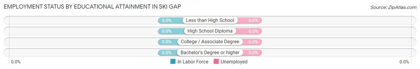 Employment Status by Educational Attainment in Ski Gap