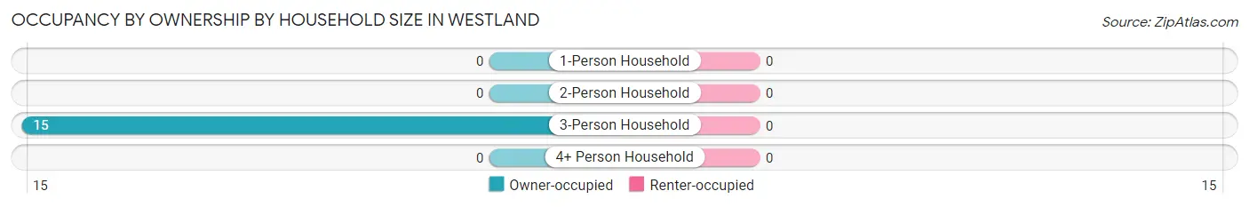 Occupancy by Ownership by Household Size in Westland