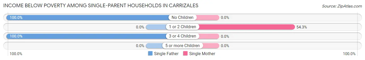 Income Below Poverty Among Single-Parent Households in Carrizales