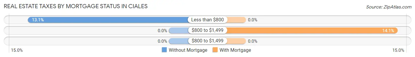 Real Estate Taxes by Mortgage Status in Ciales