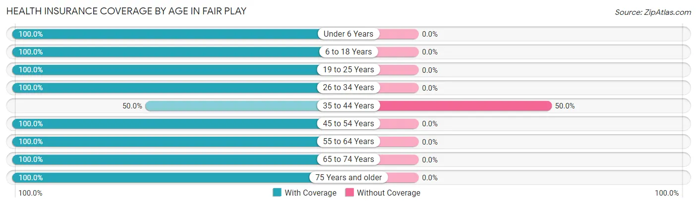 Health Insurance Coverage by Age in Fair Play