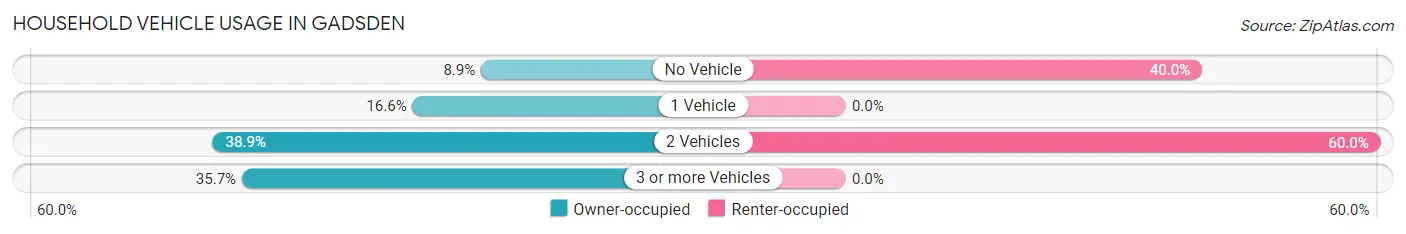 Household Vehicle Usage in Gadsden