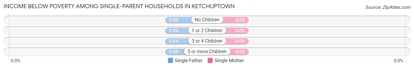 Income Below Poverty Among Single-Parent Households in Ketchuptown