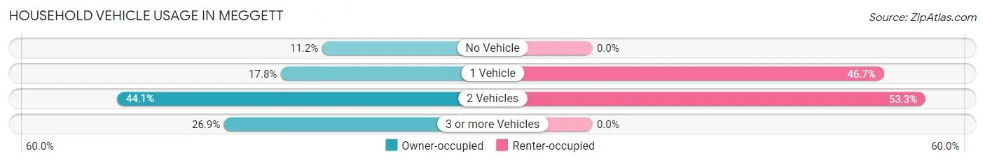 Household Vehicle Usage in Meggett